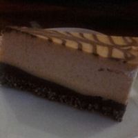 white chocolate and caramel cheesecake at Fina's 2 in Fitzroy