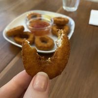 Tastiest not calamari ever!  at Fina's 2 in Fitzroy