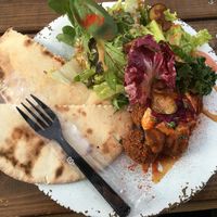 Falafel plate- 1500 yen  at Cori in Tokyo