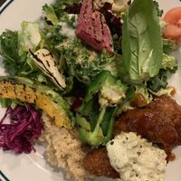 Lots of fresh veggies even on non salad plates! at Cori in Tokyo