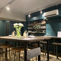 Seating for drinking  at Cori in Tokyo