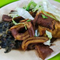 kway chap at Tian Yi 天一素食 in Northeast Singapore