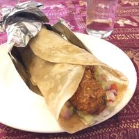 falafel wrap 3$ at Besto Restaurant and Mart in Phnom Penh