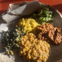 Veggie combo  at Cafe Dareye in Oakland