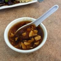 Hot & Sour soup  at Veggie Lee in Hayward