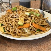 Veggie chow mein  at Veggie Lee in Hayward