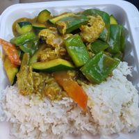 Vegan Chicken with Curry at Veggie Lee in Hayward