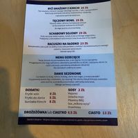 menu at Vege Bistro - Polish Vegan Food in Warsaw