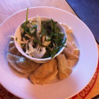 Pierogi at Vege Bistro - Polish Vegan Food in Warsaw
