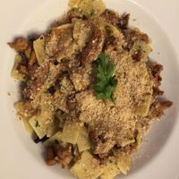 noodles with mushrooms at Vege Bistro - Polish Vegan Food in Warsaw