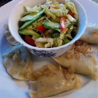 perogies at Vege Bistro - Polish Vegan Food in Warsaw
