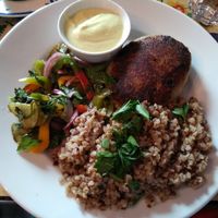 Stuffed potato at Vege Bistro - Polish Vegan Food in Warsaw