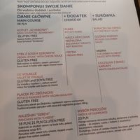 Menu at Vege Bistro - Polish Vegan Food in Warsaw