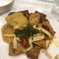 All the different dried and fried tofu!  at Yuan Tong Vegetarian - Plum Garden in Shenzhen