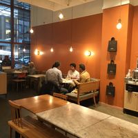 Seating inside at DIG - Midtown East in New York City