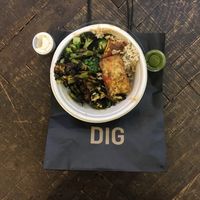 Vegan dish at DIG - Midtown East in New York City