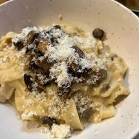 Creamy Mushroom Pasta   at Raw Co. Juicery and Food in Escazu