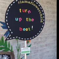 You're encouraged to leave a message here. at Flower Child in Scottsdale