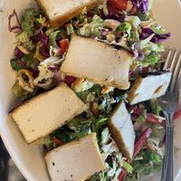 Ginger miso salad with tofu- very good!  at Flower Child in Scottsdale