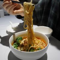 Sichuan noodles (different name on the menu but easy to find from the images) at Huā Kāi SùShí 花开素食 - Dongcheng in Beijing