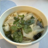 Wonton soup. Do not recommend. Flavorless  at Huā Kāi SùShí 花开素食 - Dongcheng in Beijing