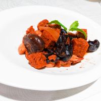 Nicely presented delicious vegan food at Huā Kāi SùShí 花开素食 - Dongcheng "Blossom" at Huā Kāi SùShí 花开素食 - Dongcheng in Beijing