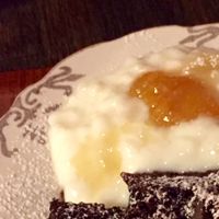 dessert at Ryad in Bruges
