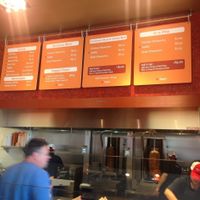 Naf Naf Rosemont IL - Menu Board at Naf Naf Grill in Chicago