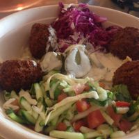 Naf Naf Rosemont IL - Veggie Feast at Naf Naf Grill in Chicago