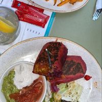 vegan burrito  at Las Iguanas in Glasgow