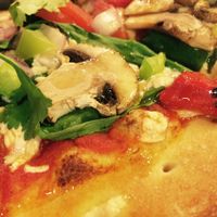 perfect crust at Pizza Artista in Lafayette