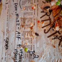 Vegan sausage never received now got charged for it at Pizza Artista in Lafayette