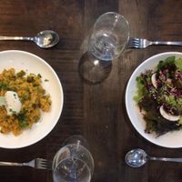 Great vegan cake, homemade, organic and CHEAP. at Botanique in Madrid