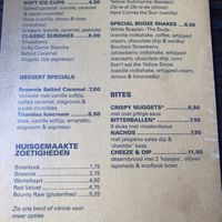 Menu June 2022  at Rebel Rebel in Dordrecht