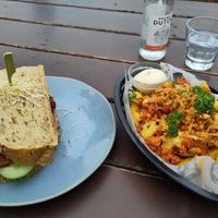 BLT & loaded fries at Rebel Rebel in Dordrecht