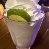 Booze shake: vanilla shake with lemon and limoncello  at Rebel Rebel in Dordrecht
