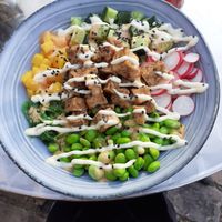 Poké bowl at Rebel Rebel in Dordrecht