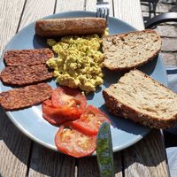 English breakfast (without the white beans in tomato sauce at Rebel Rebel in Dordrecht