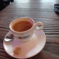 Double espresso at Rebel Rebel in Dordrecht