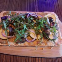 Flamkuchen courgette at Rebel Rebel in Dordrecht