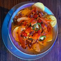 Nachos (top view) at Rebel Rebel in Dordrecht