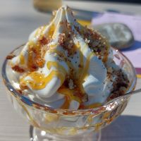 Sundae salted caramel at Rebel Rebel in Dordrecht