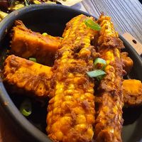 Corn ribs (€9) 

Heel lekker mits je van zout eten houd. at Rebel Rebel in Dordrecht