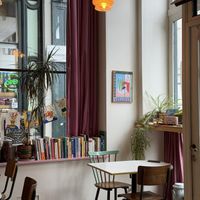 Inside the guest roomm  at Lokaal in Ghent