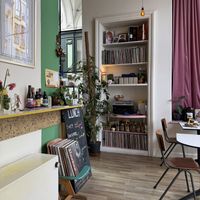 Inside the guest roomm  at Lokaal in Ghent