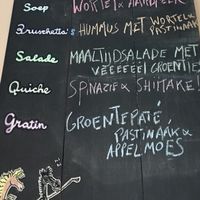 Example of the menu at Lokaal in Ghent