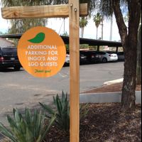 the spill-over parking lot  at La Grande Orange in Phoenix