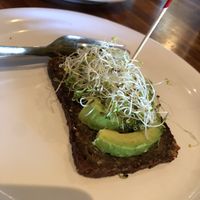 The 1 piece of humble avocado toast... a joke in our opinion 👎🏽 at La Grande Orange in Phoenix