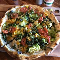Vegan Pizza was tasty  at La Grande Orange in Phoenix
