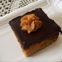 Vegan carrot cake from Vegabutik at BioBazar in Warsaw